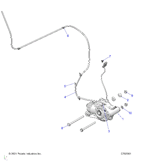 DRIVE TRAIN, FRONT GEARCASE MOUNTING - R22RRB99AZ/BZ (C702961)