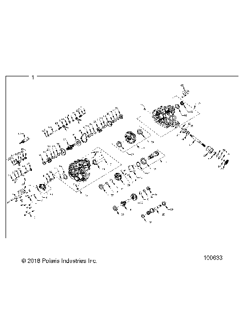 DRIVE TRAIN, MAIN GEARCASE - A18DCE87BB (100633)