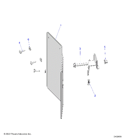 DRIVE TRAIN, MUD GUARDS - D23P2ED4D4 (C1028093)