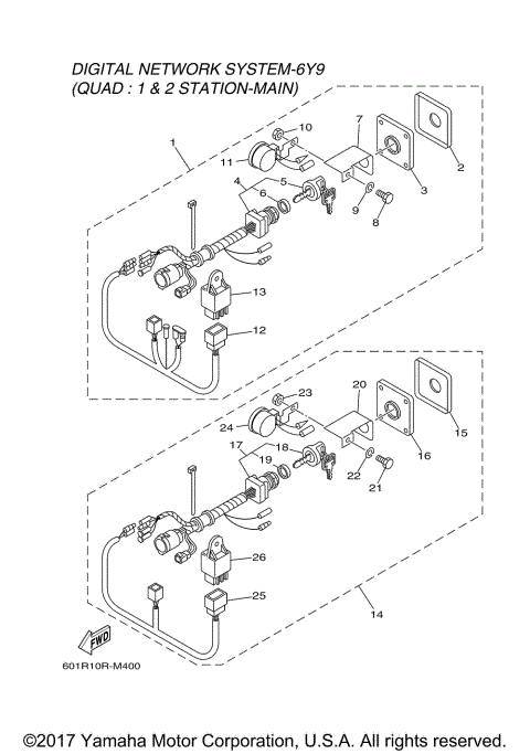 CLP SWITCH PANEL QUAD (MAIN PORT)