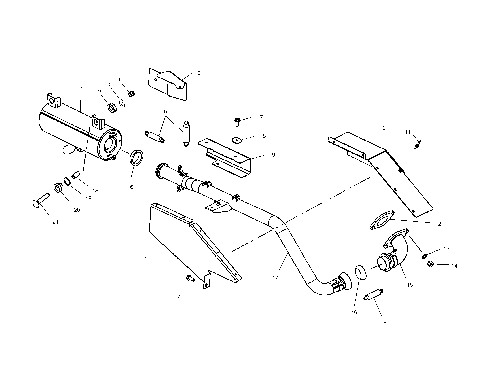 EXHAUST SYSTEM - A10RF50AB (4970927092B01)