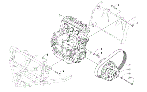 ENGINE AND RELATED PARTS