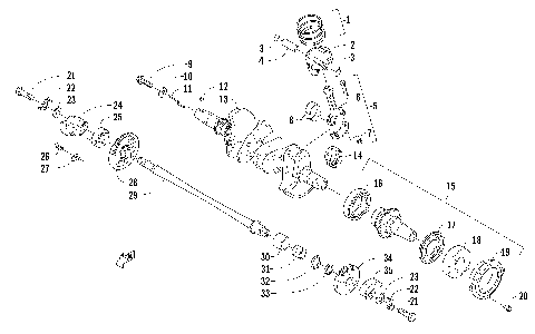 PISTON AND CRANKSHAFT ASSEMBLY [99538]