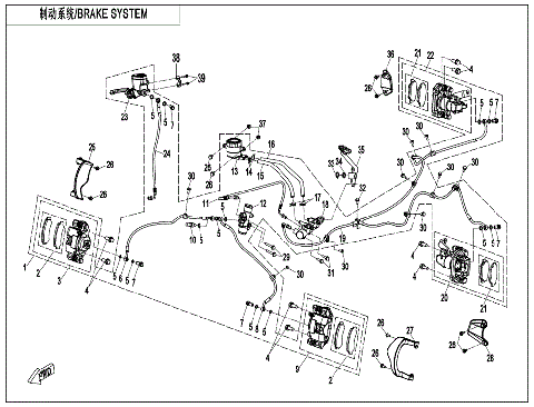 BRAKE SYSTEM (RH PARKING)