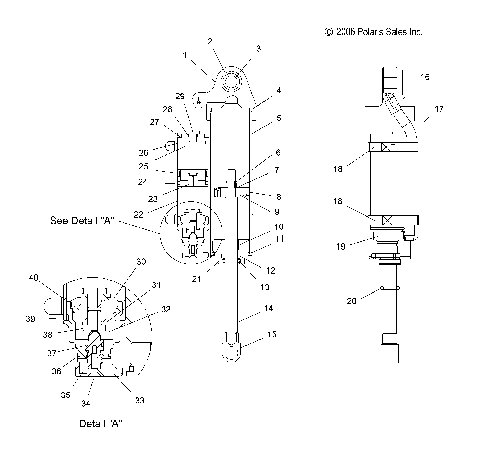 SHOCK, REAR TRACK (WALKER EVANS) - S07MX4CS/CE (49SNOWSHOCKREAR07440IQ)