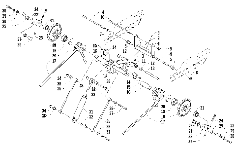 REAR SUSPENSION REAR ARM ASSEMBLY [86618]