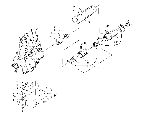 ENGINE AND RELATED ASSEMBLY [72794]