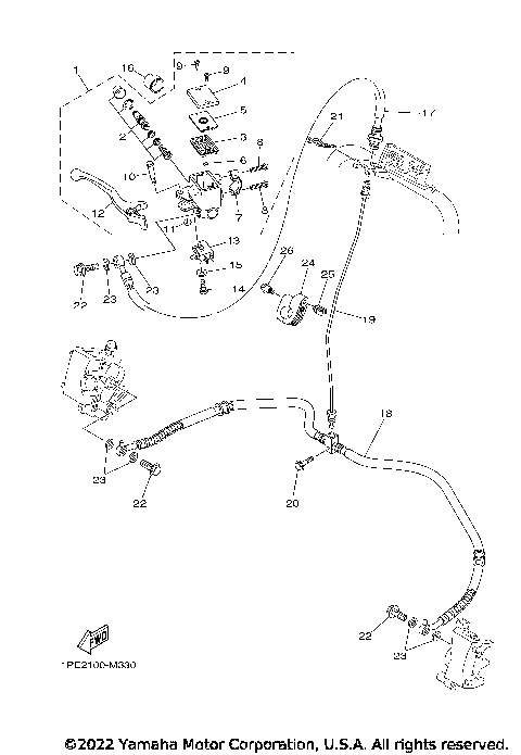 FRONT MASTER CYLINDER