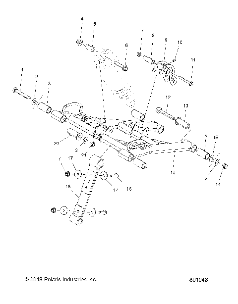 SUSPENSION, TORQUE ARM, FRONT - S19EER6PSL/PEL (601046)
