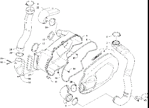 BELT COOLING AND CLUTCH COVER ASSEMBLY [302841]