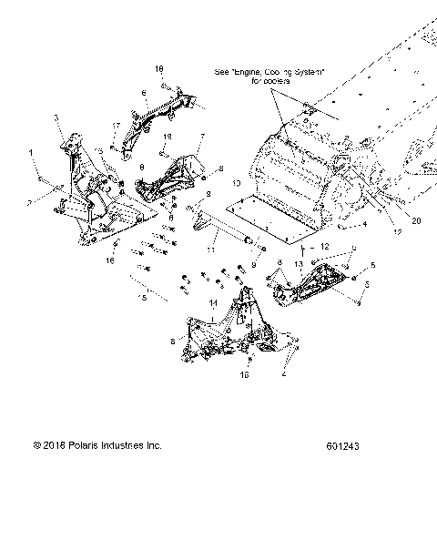 CHASSIS, BULKHEAD ASM. - S19CBA6GSL (601243)