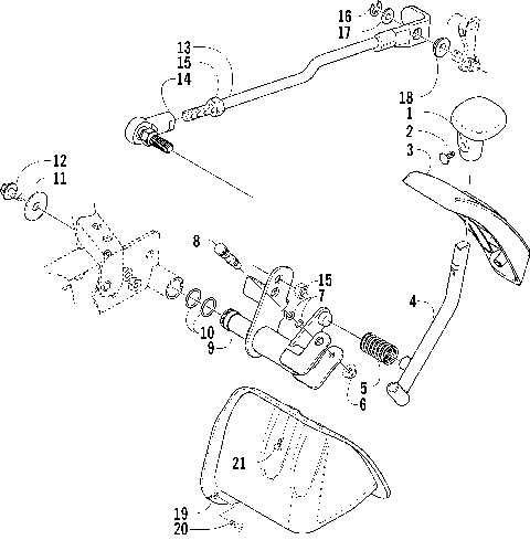 REVERSE SHIFT LEVER ASSEMBLY [81201]
