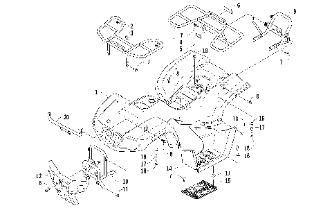 BODY PANEL AND RACK ASSEMBLY [87257]