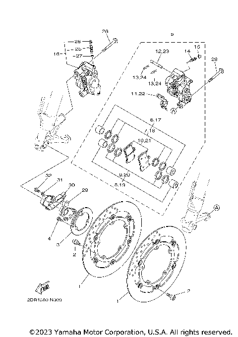 FRONT BRAKE CALIPER