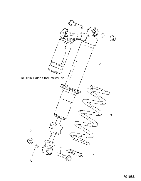SUSPENSION, FRONT SHOCK MOUNTING - G21GAB99CM/FM (701088)