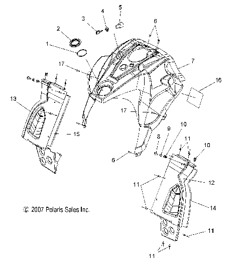 BODY, CONSOLE - S08PG8ES/EE/PH8ES/EE (49SNOWCONSOLE08800RMK)