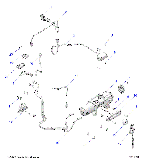 BODY, WINCH - R22RSX99A9 (C731091)