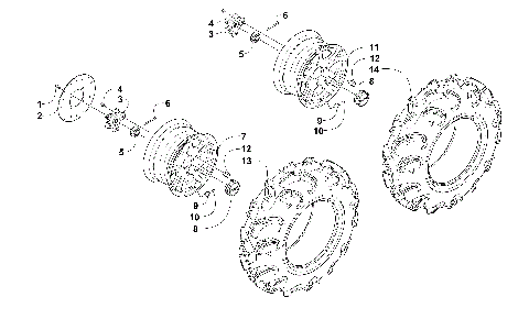 WHEEL AND TIRE ASSEMBLY [93645]