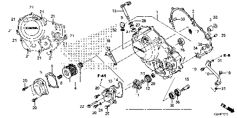 RIGHT CRANKCASE COVER