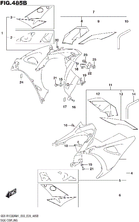 SIDE COWLING (GSX-R1000RA)