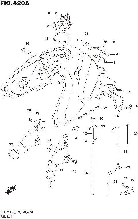 FUEL TANK (DL1000AL6 E03)