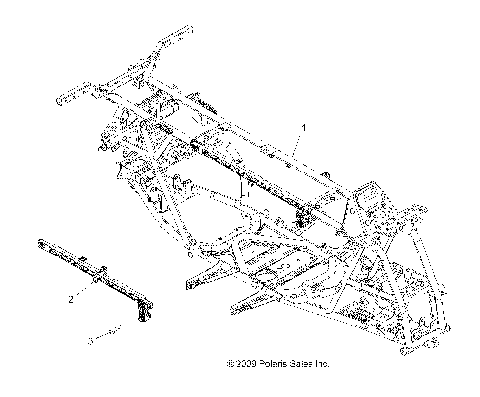 CHASSIS, MAIN FRAME - A10TN55AL/AX (49ATVFRAME10SP550X2)