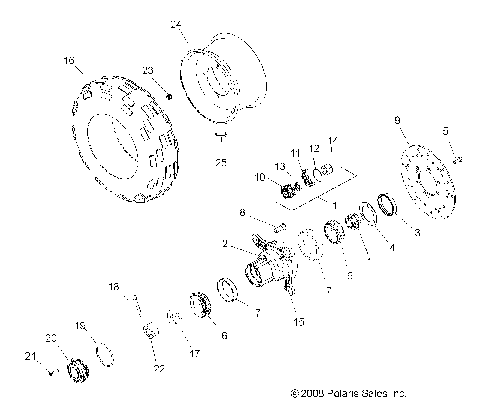 WHEEL, FRONT - A09BG50FA (49ATVWHEELFRT08SCRAMINTL)