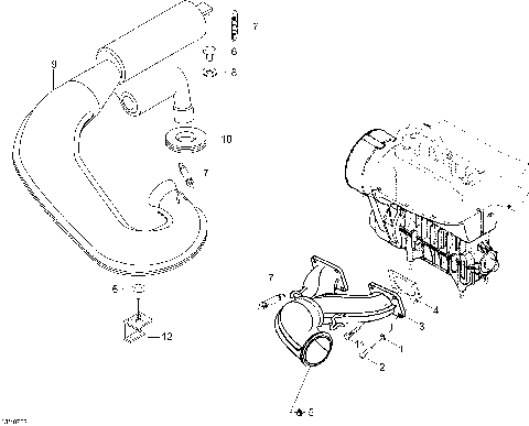 01- Exhaust System 550
