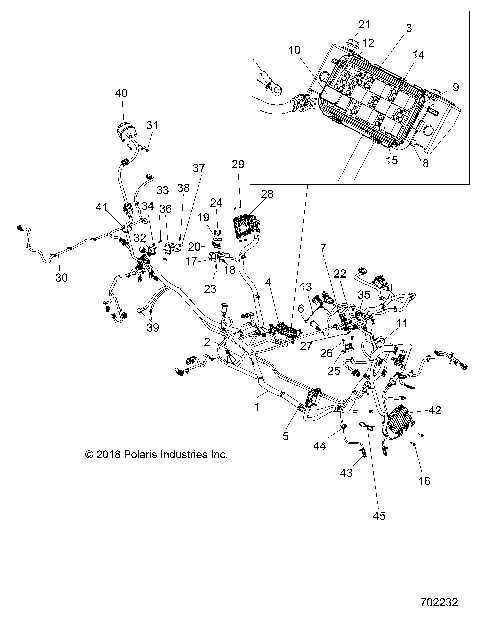 ELECTRICAL, WIRE HARNESS - R18RGE99FM/EFB/SCM/SCB/SFM/CCM (702232)