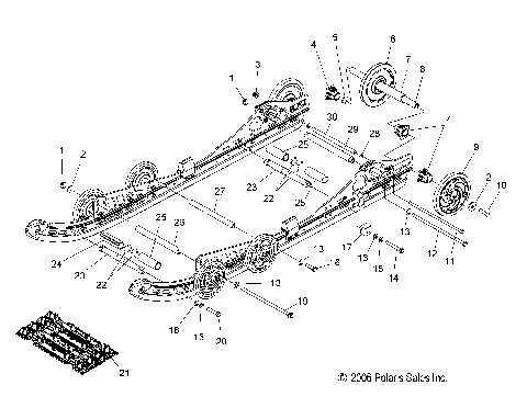 SUSPENSION, REAR - S07PT7ES/PT7EE/FT7FS/PT7FE FS/FST (49SNOWSUSPRRFSTOUR)