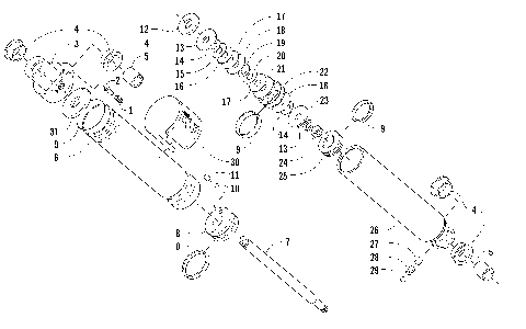 FRONT SUSPENSION SHOCK ABSORBER [86821]