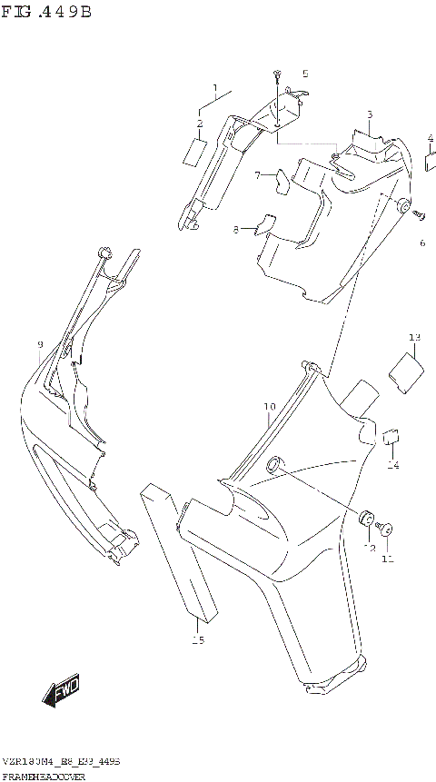 FRAME HEAD COVER (VZR1800BZ)