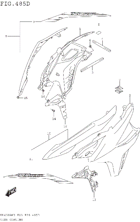 SIDE COWLING (DL650XAM3E03)