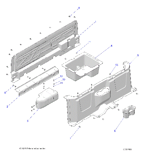 BODY, FLOOR CLOSEOFFS and BIN - R23MAA57F1/SC1/E1/C9/E9/CK/EK/F1/F9 (C730106)
