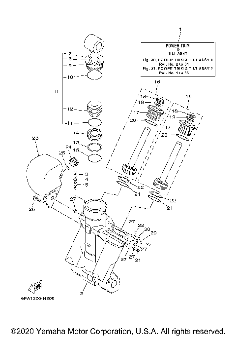 POWER TRIM TILT ASSY 1