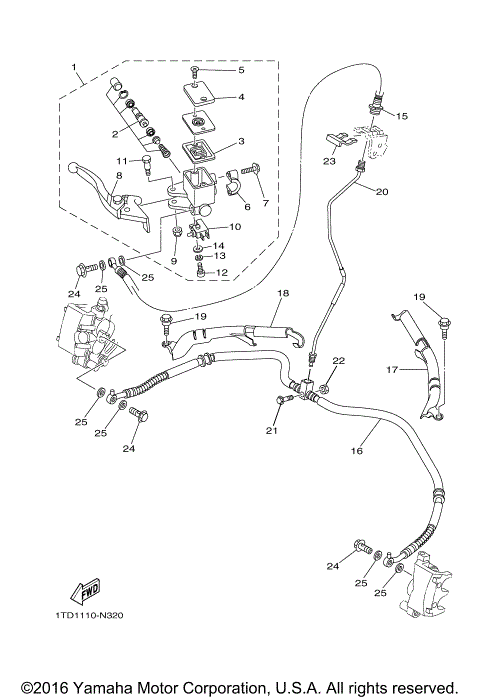 FRONT MASTER CYLINDER