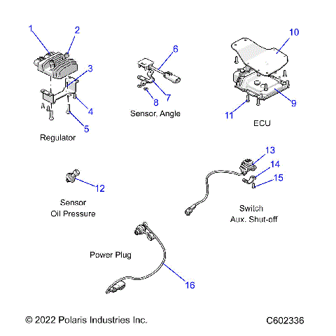 ELECTRICAL, SWITCHES, SENSORS, AND COMPONENTS 2 - S24TDE9FS/9FE (C602336)