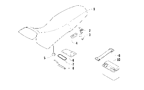 SEAT, BATTERY, AND TOOL KIT ASSEMBLIES [94293]