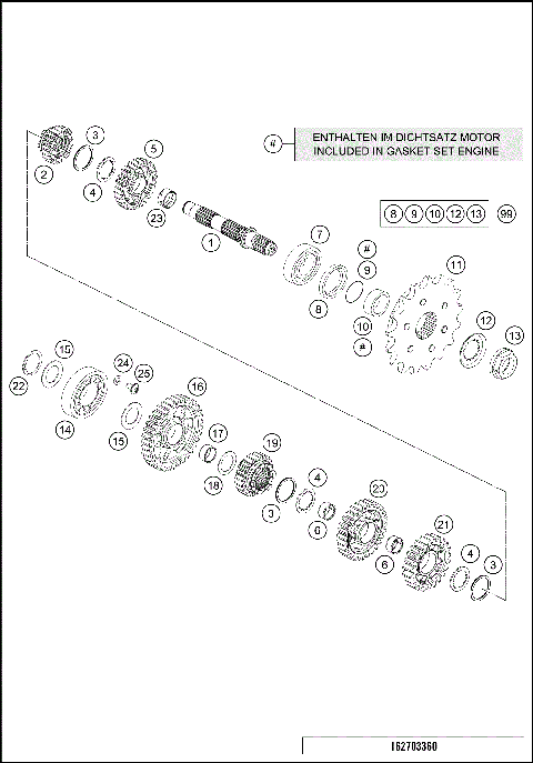 TRANSMISSION II - COUNTERSHAFT