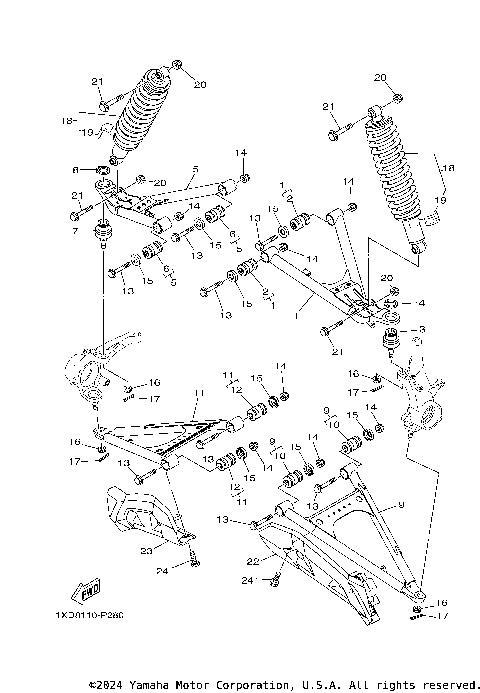 FRONT SUSPENSION & WHEEL