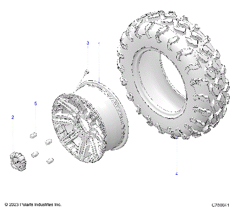 WHEELS, FRONT - G24GAP99 (C750041)