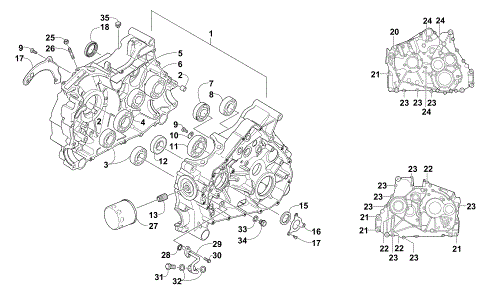 CRANKCASE ASSEMBLY