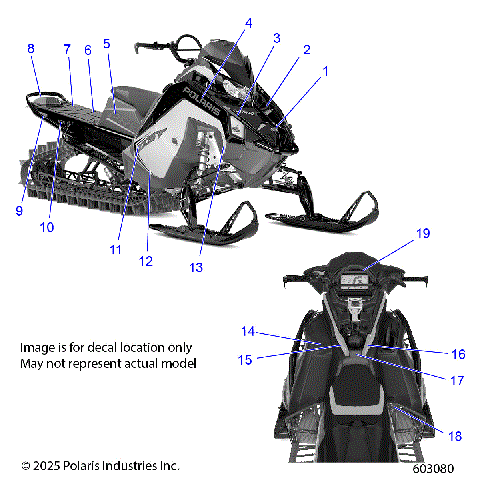 BODY, DECAL, BLACK SIDE PANEL W/BLU DUSK ACCENT - S26TFM8MS (603080)