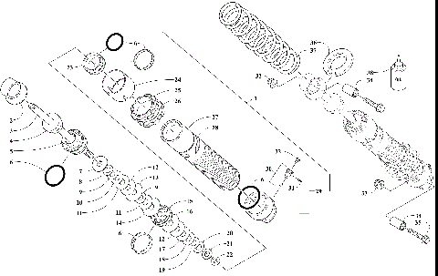 FRONT SUSPENSION SHOCK ABSORBER ASSEMBLY [106376]