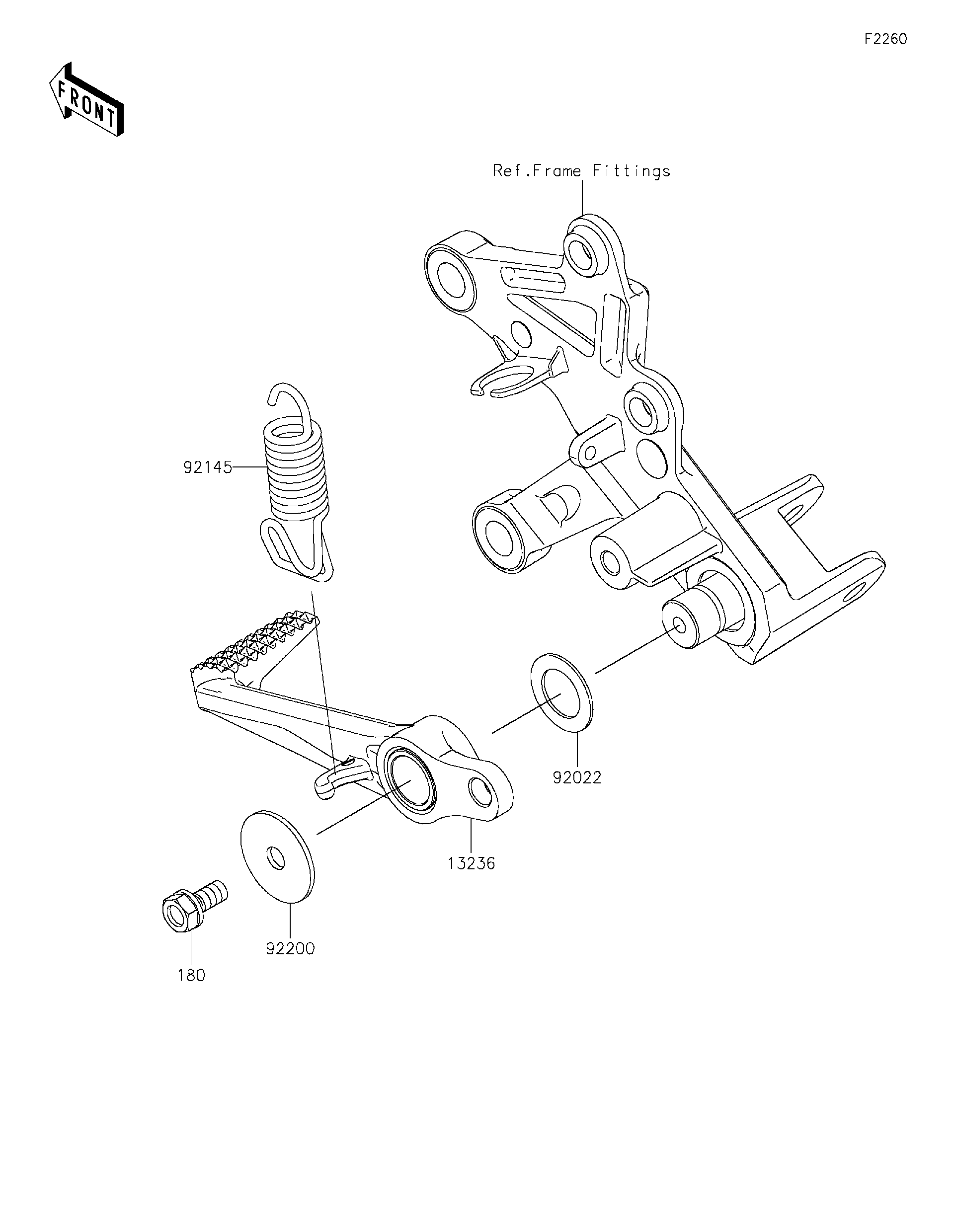 2019 Kawasaki Ninja H2/Ninja H2 CARBON (ZX1002JKFA) Brake
