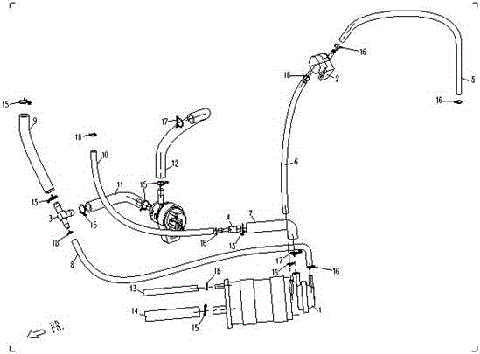 FUEL EVAPORATION SYSTEM