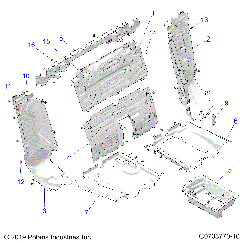 BODY, REAR CLOSEOFF - Z21RAF92AH/BH (C0703770-10)