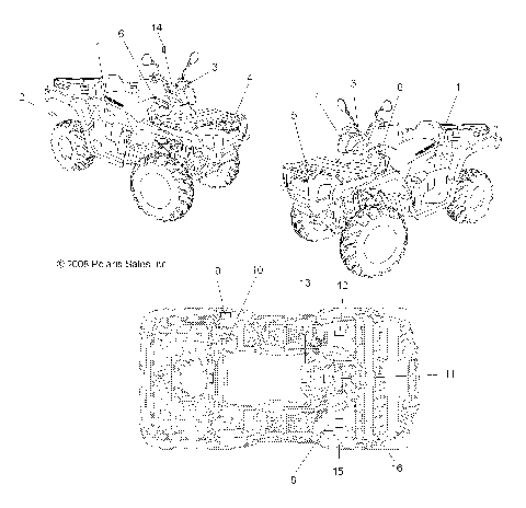 BODY, DECALS - A09TN50EA (49ATVDECAL09SPX2500QD)