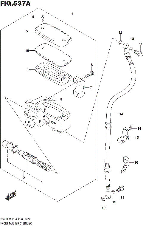 FRONT MASTER CYLINDER