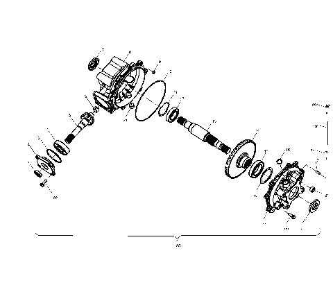 REAR GEARCASE (6X6) - A11RF50AA (4981798179D01)